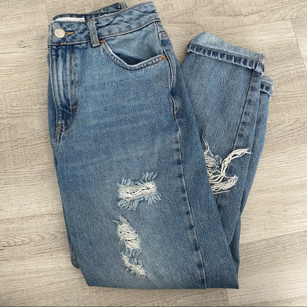 topshop mom jeans 28P